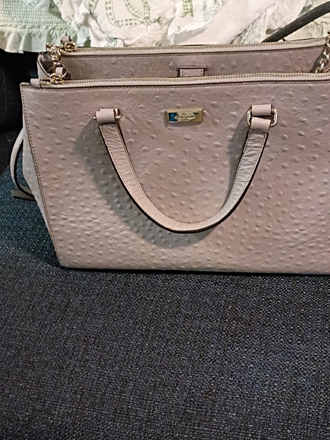 Nwt Kate Spade Loden Bristol Drive Ostrich